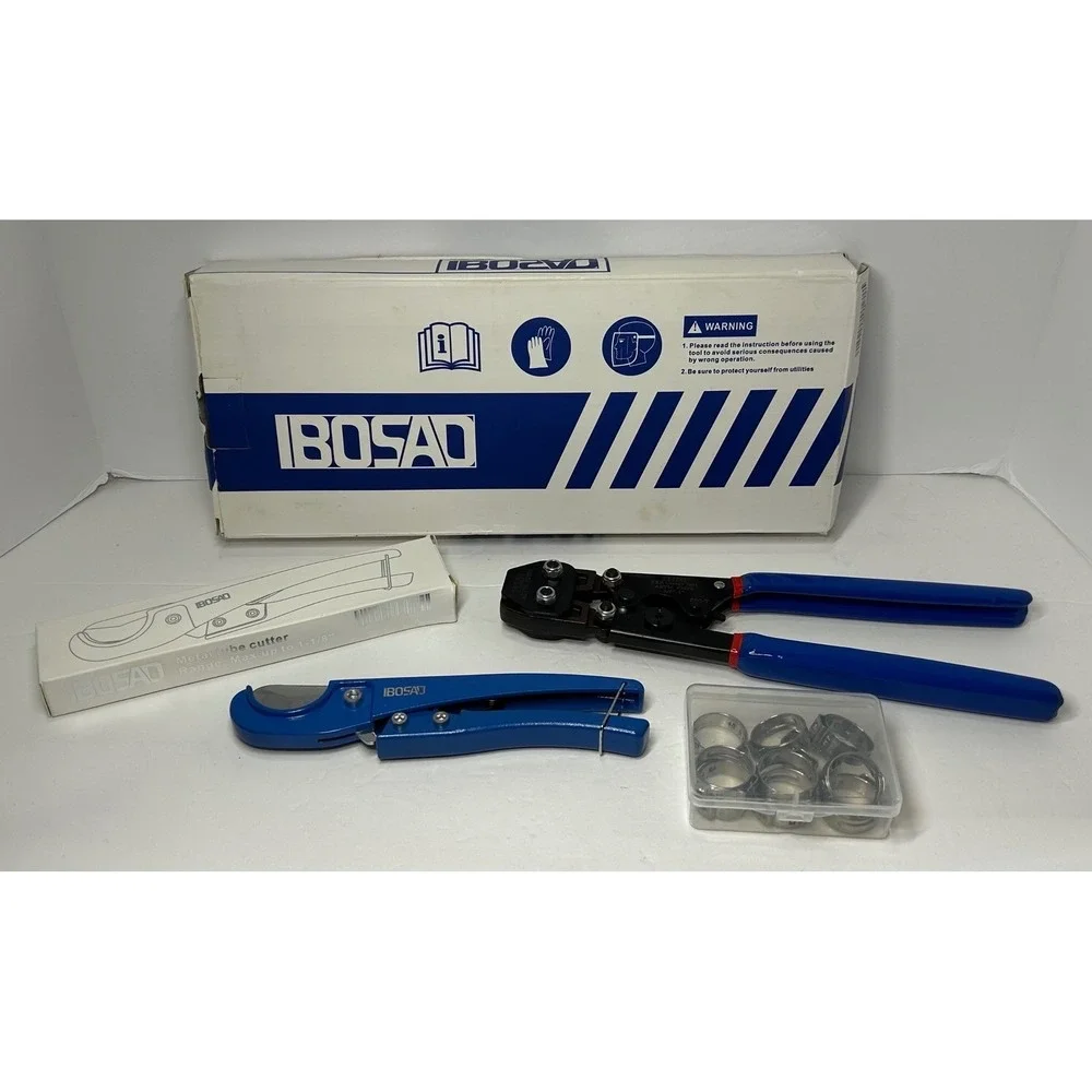 IBOSAD PEX Cinch Clamp Tool Kit All‎ in One Pipe Cutter and Rings